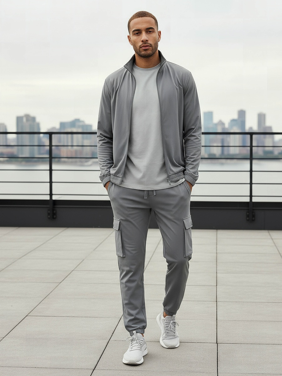Men Zip-Through Jacket