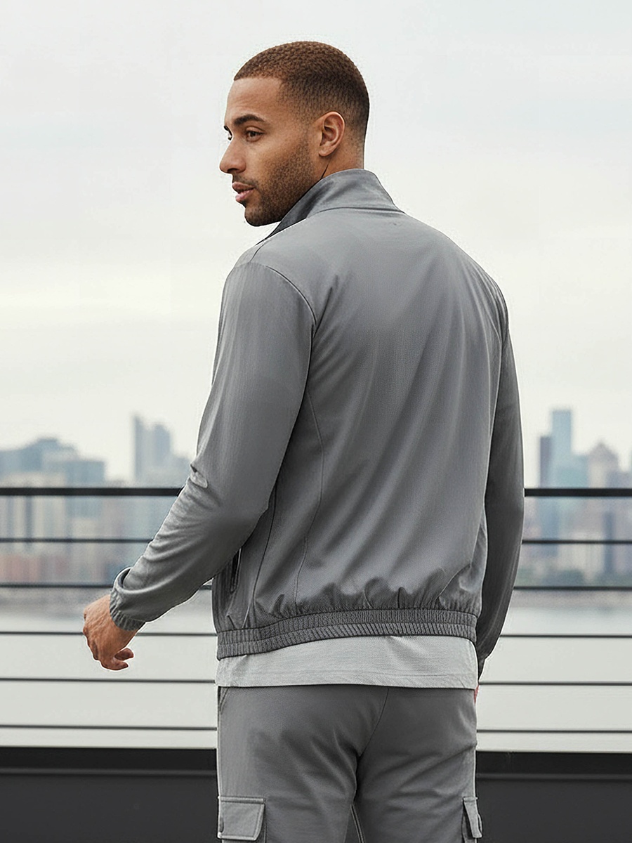 Men Zip-Through Jacket