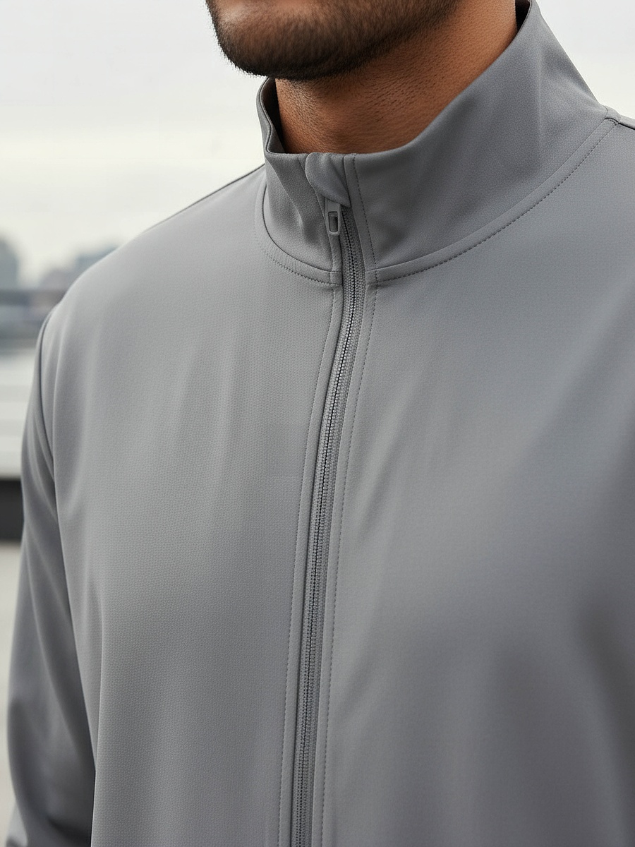 Men Zip-Through Jacket