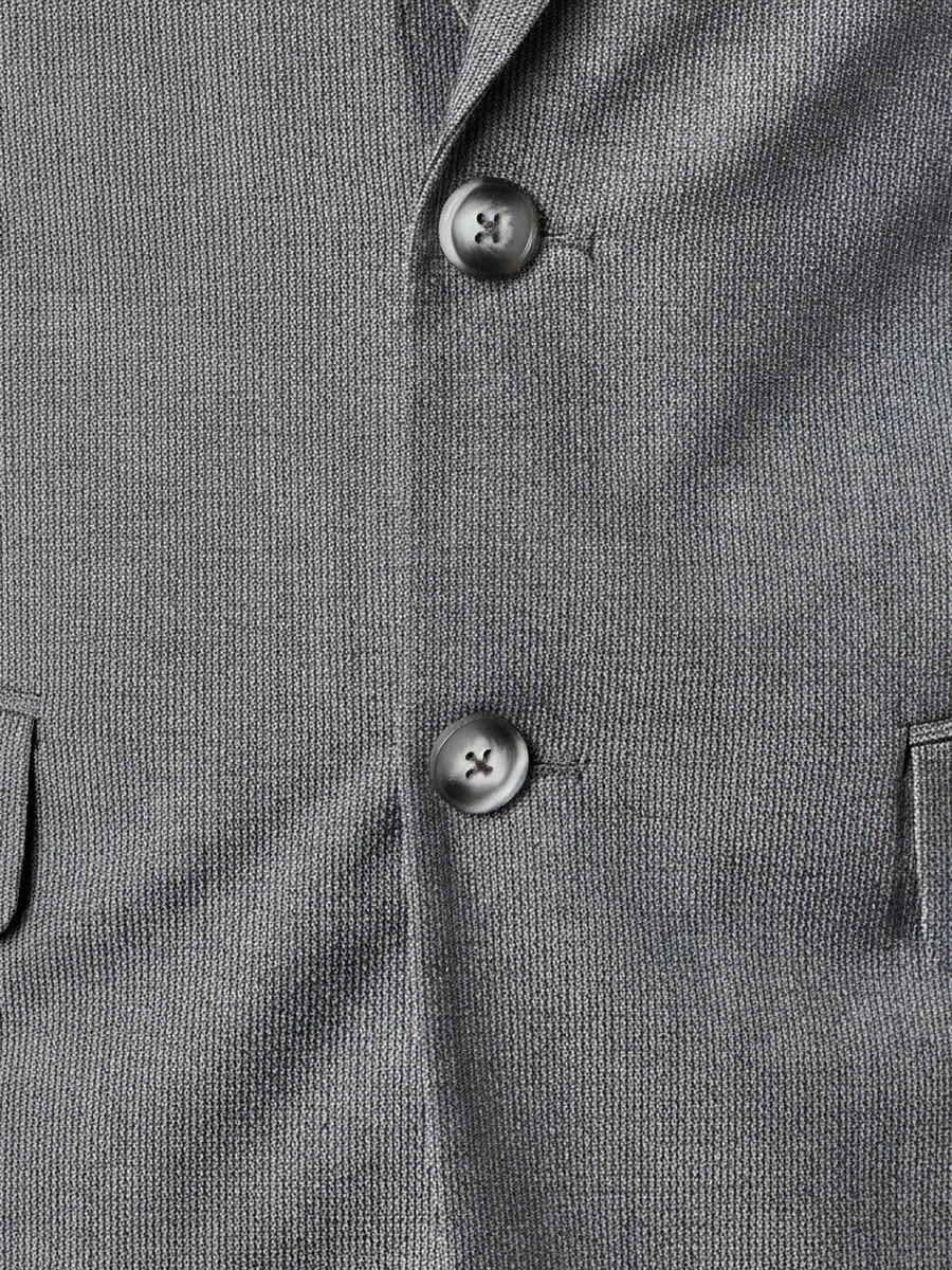 Men Slim Fit Textured Dobby Blazer
