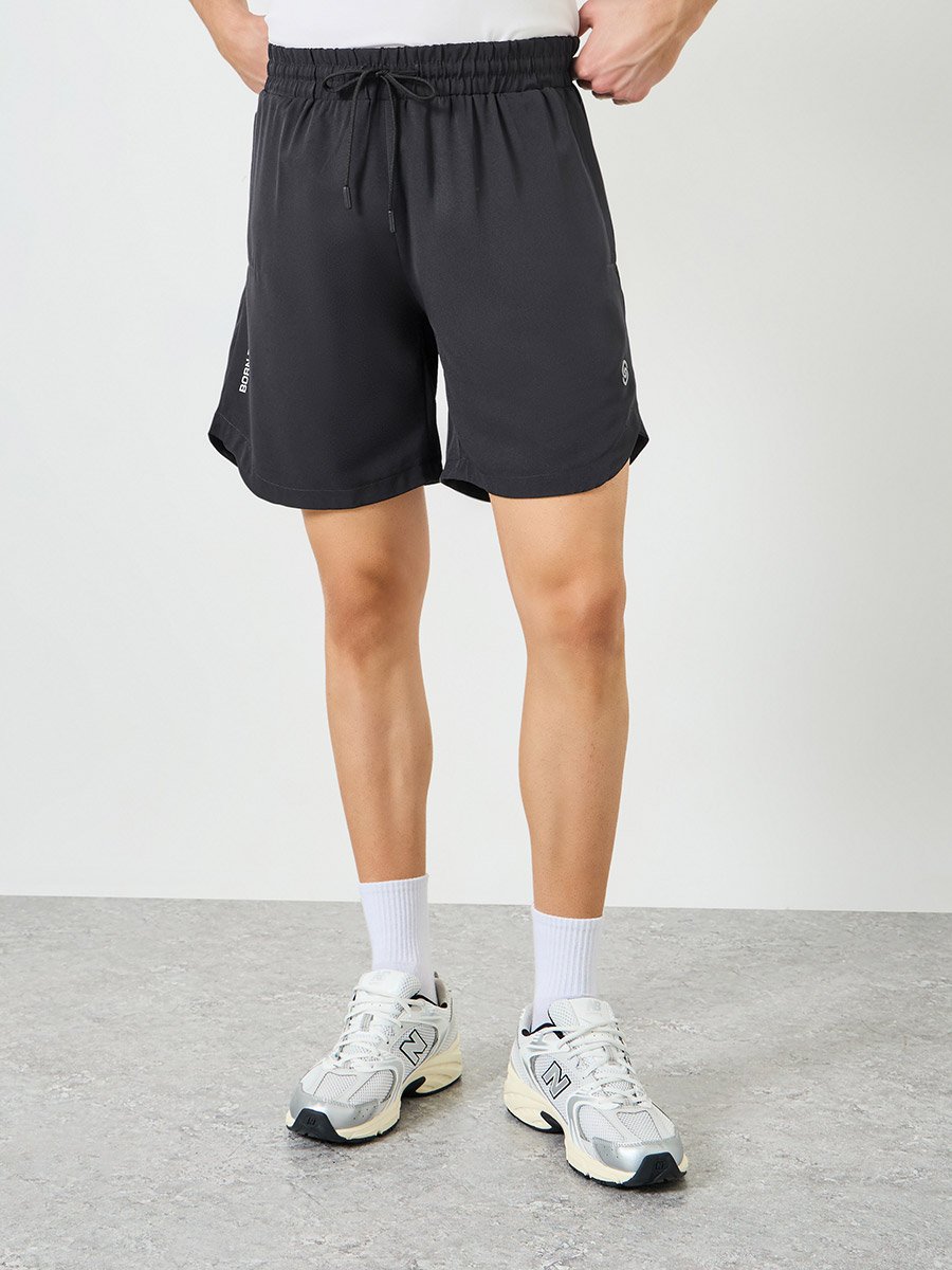 Men Regular Fit Running Shorts with Zipper Pocket