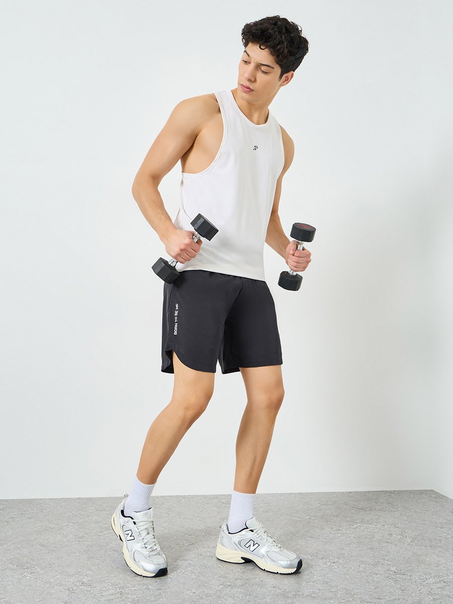 Men Regular Fit Running Shorts with Zipper Pocket