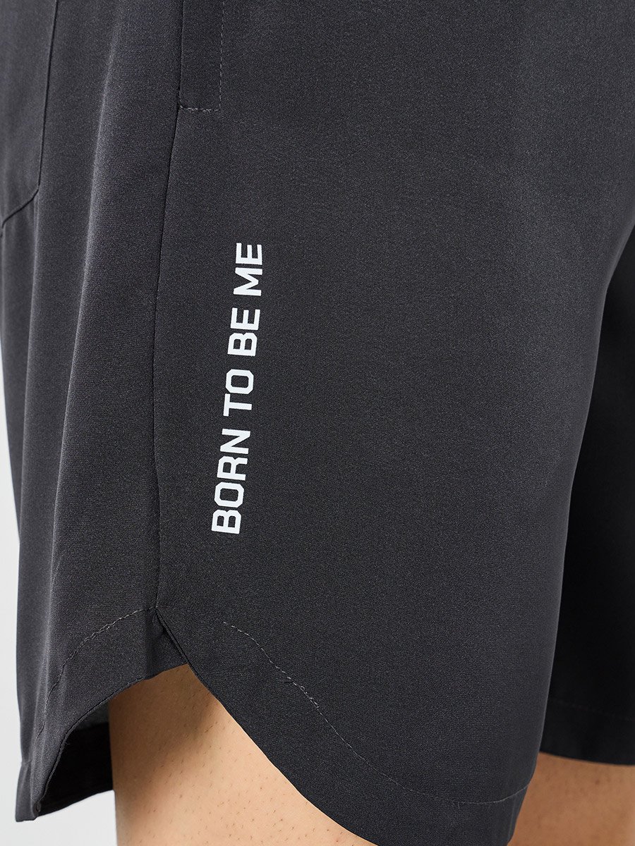 Men Regular Fit Running Shorts with Zipper Pocket