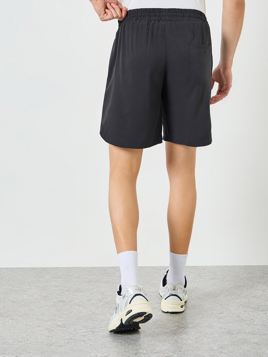 Men Regular Fit Running Shorts with Zipper Pocket