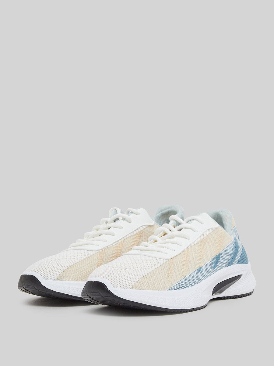 Color Block Breathable Running Sneakers