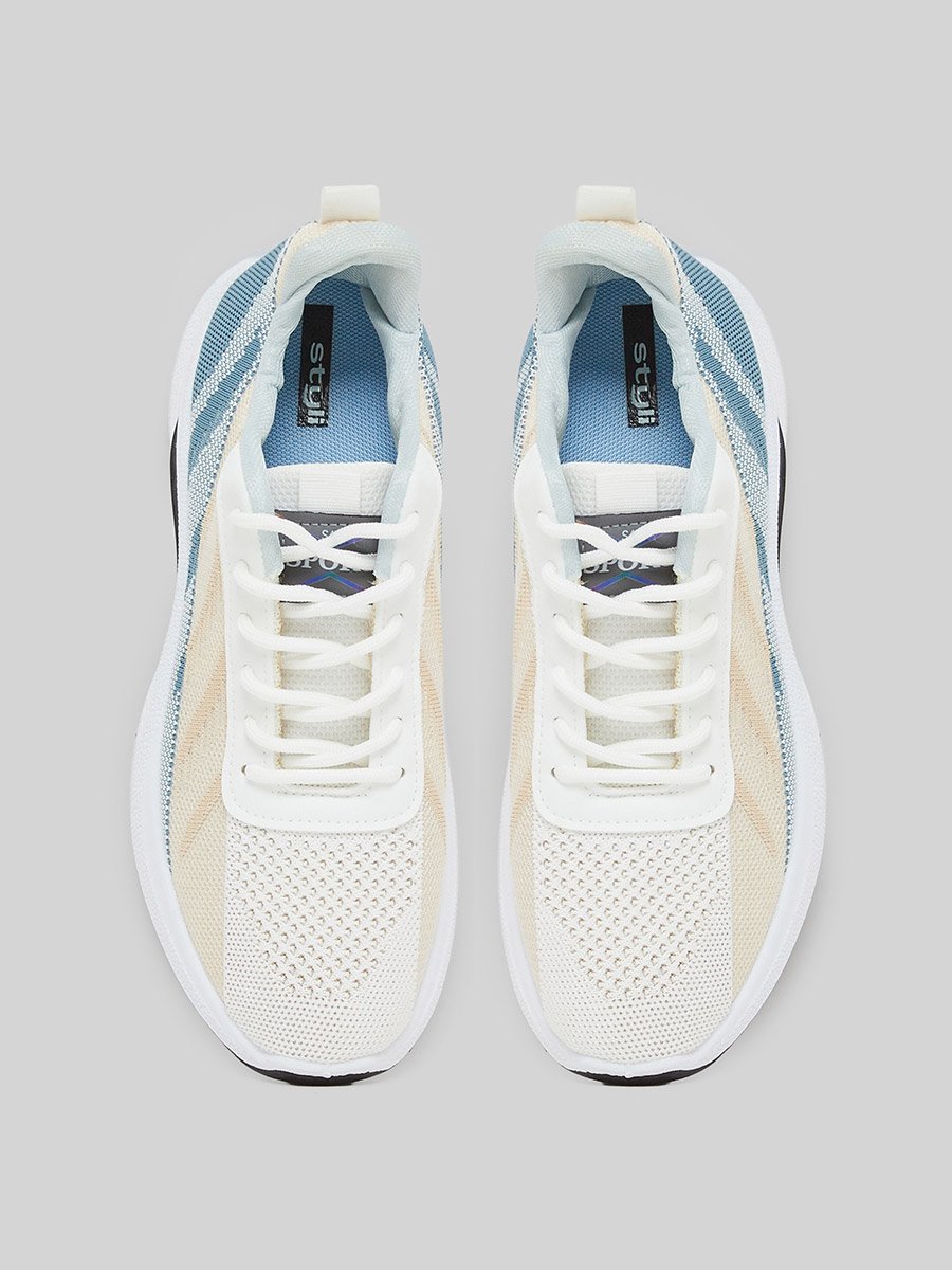 Color Block Breathable Running Sneakers