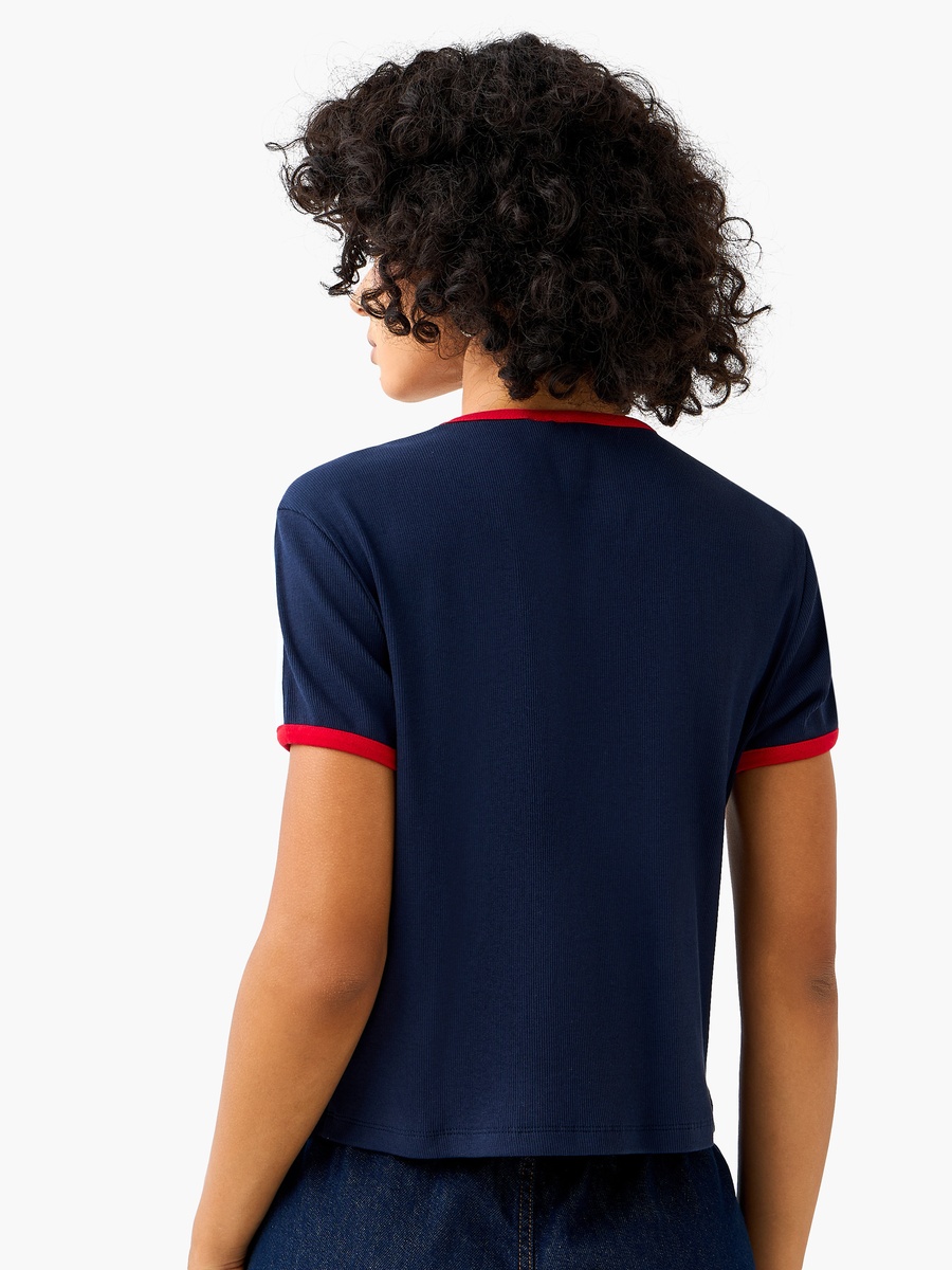 Regular Fit T-Shirt with Tape Detail