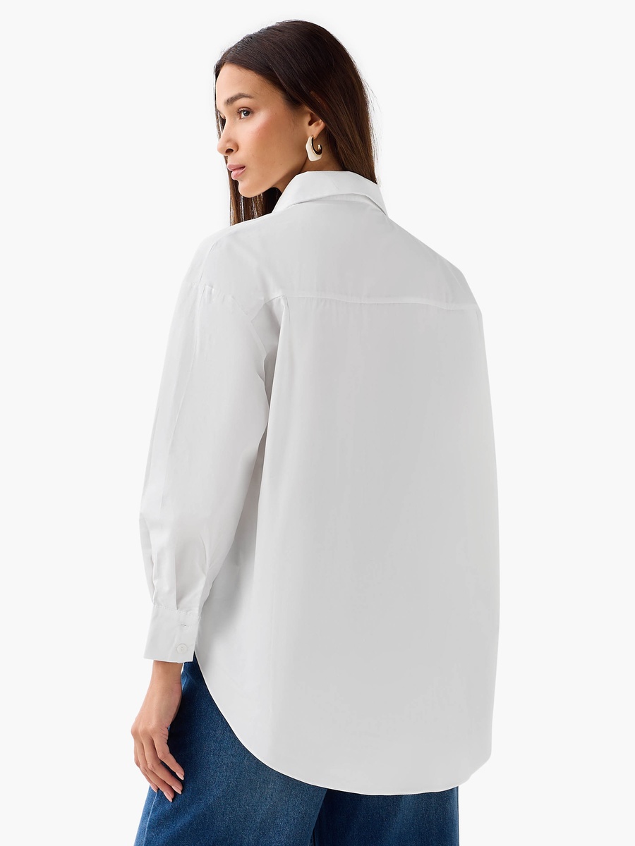 Cotton Shirt with Embellished Detail