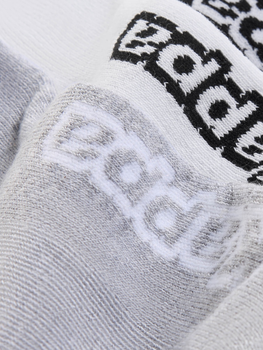 Pack of 3 Quarter Crew Length Socks
