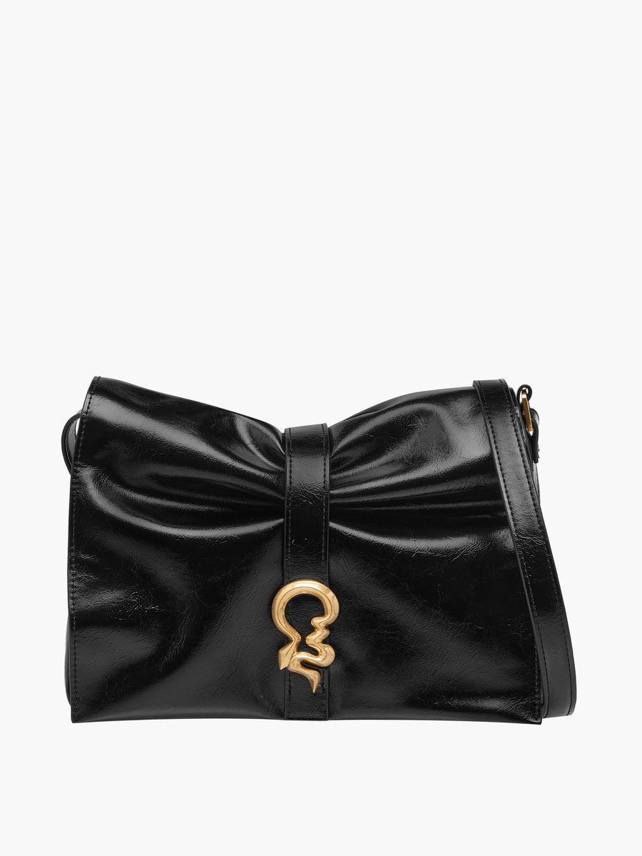 Animal Accent Crossbody Bag with Adjustable Strap