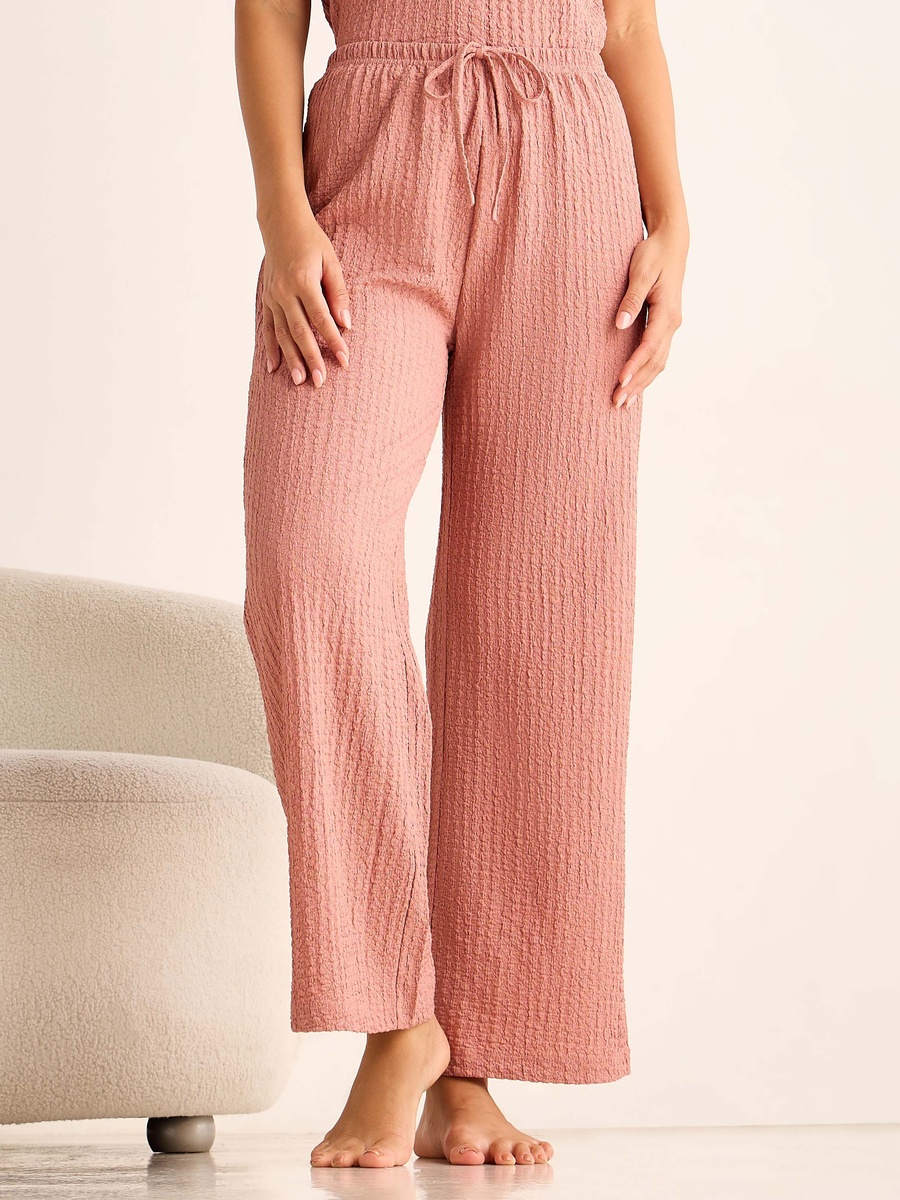 Coord Set with Shirt and Wide Leg Pants