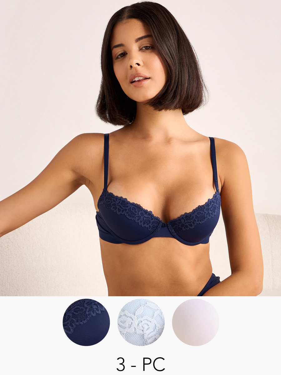Demi Bra - Pack of 3