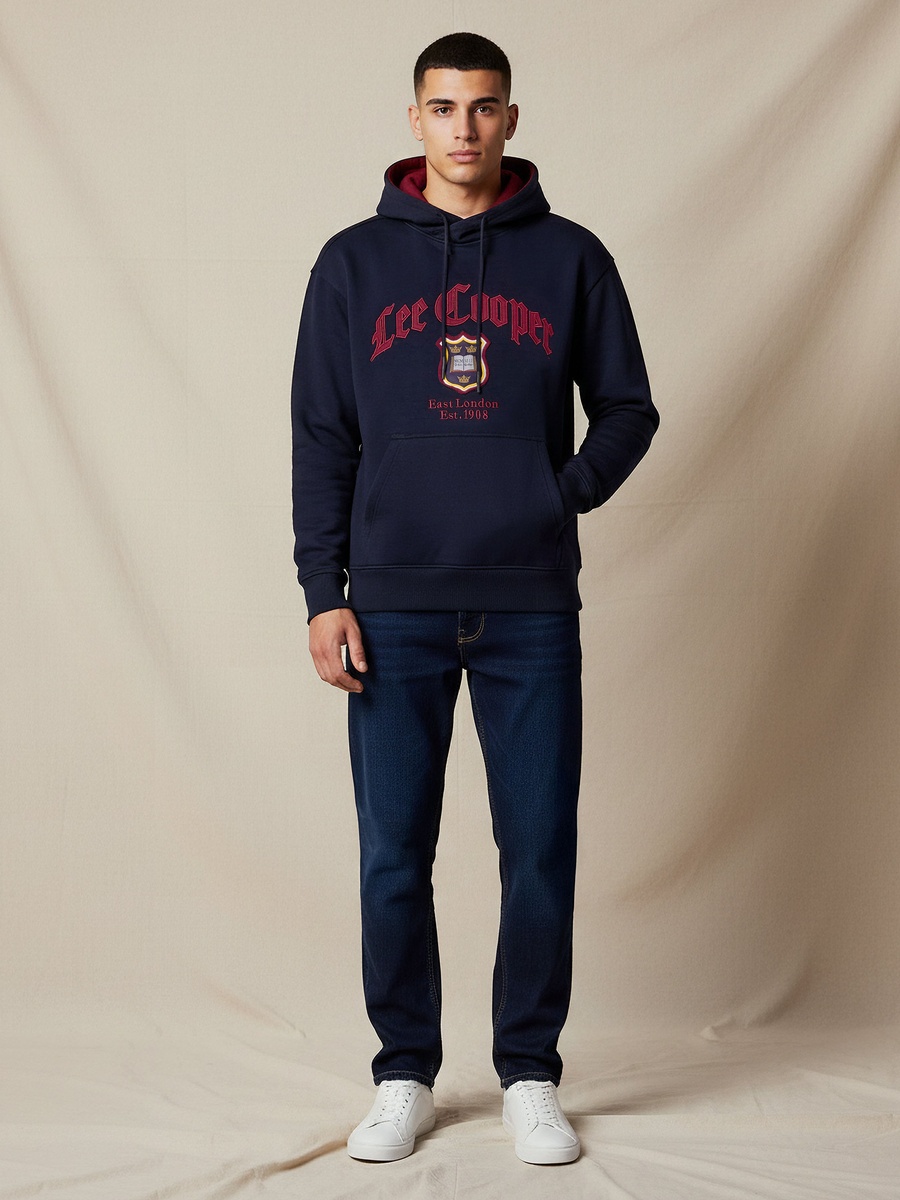 Men Embroidered Hoodie