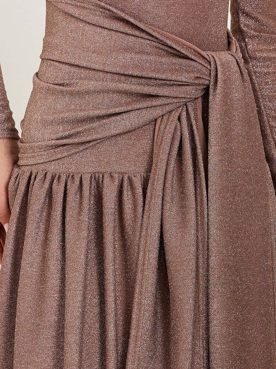 beige safari dress Bec + Bridge - Reid Drop Waist Maxi Dress - Vanilla