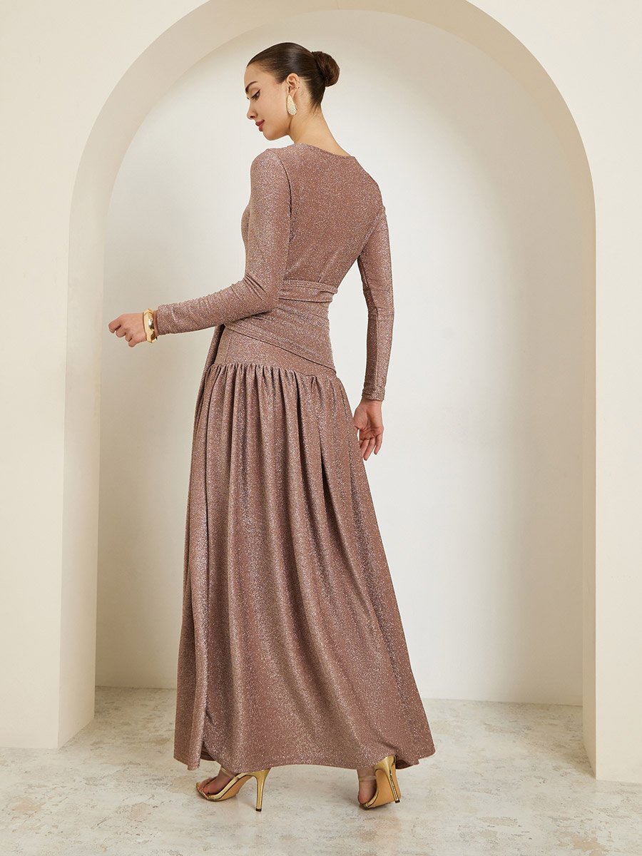 green emerald velvet dress Adley Embellished Drop Waist Midi Dress White main image 0