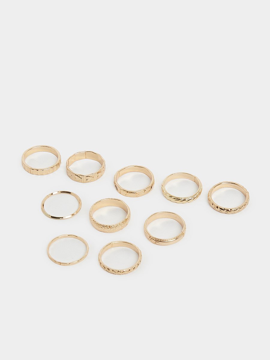 Set of 10 - Assorted Rings