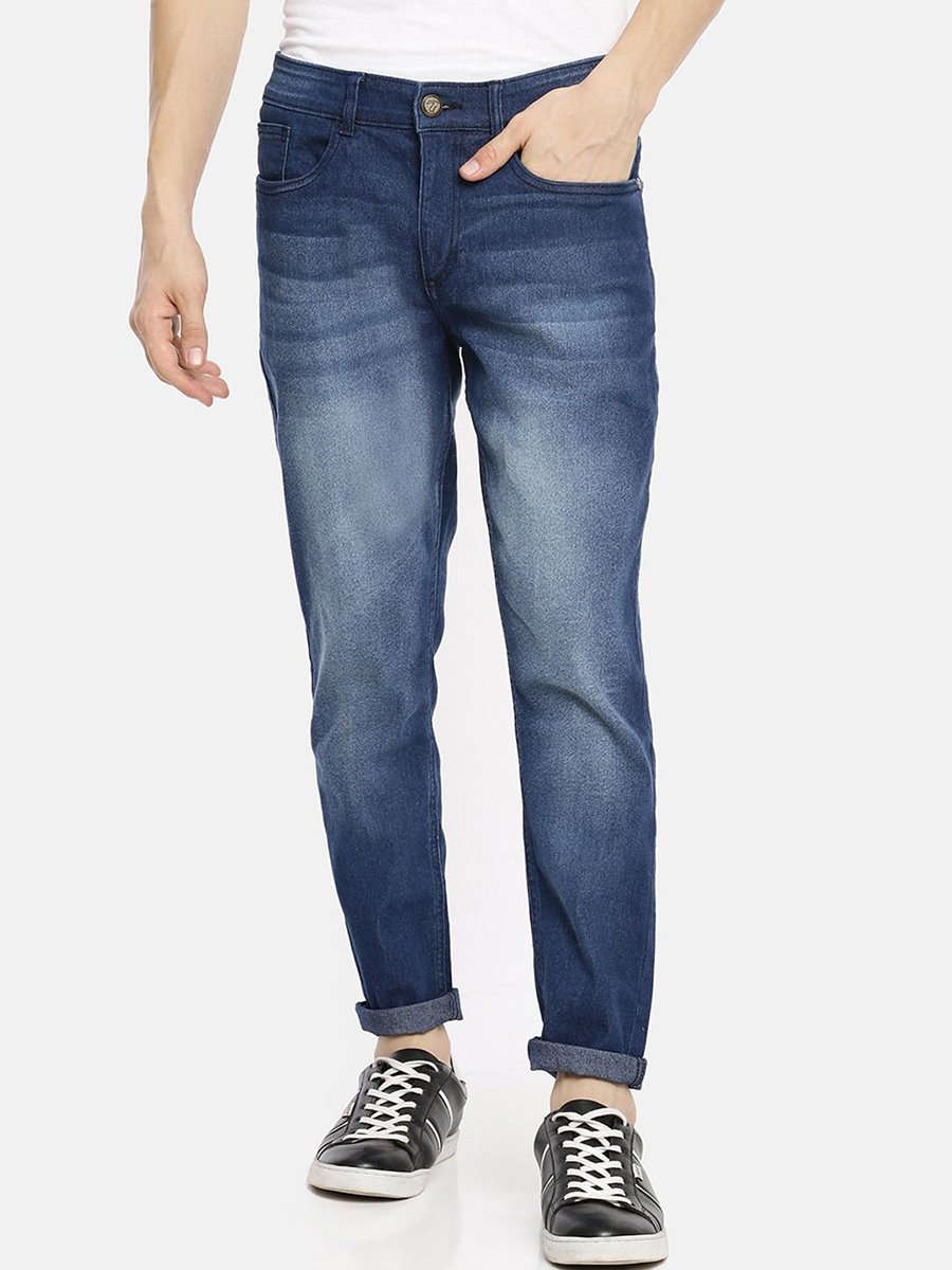Men Slim Fit Solid Jeans