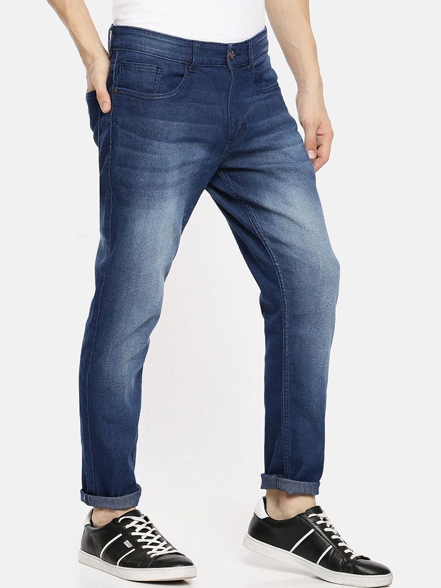 Men Slim Fit Solid Jeans