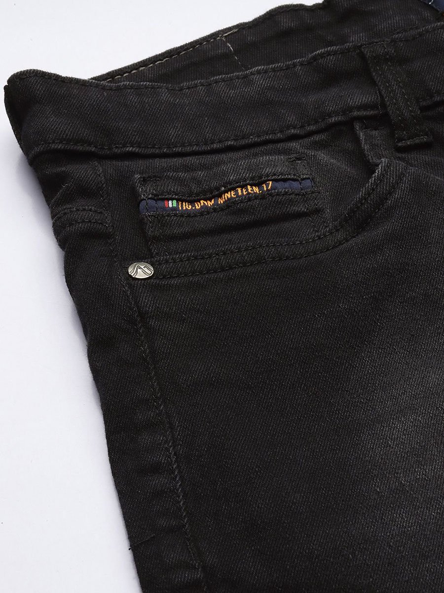 Men Slim Fit Solid Jeans