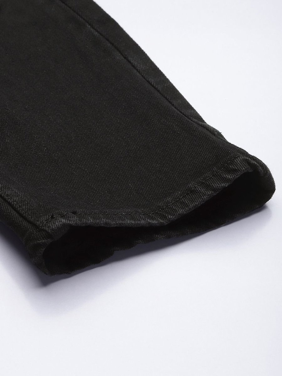 Men Slim Fit Solid Jeans