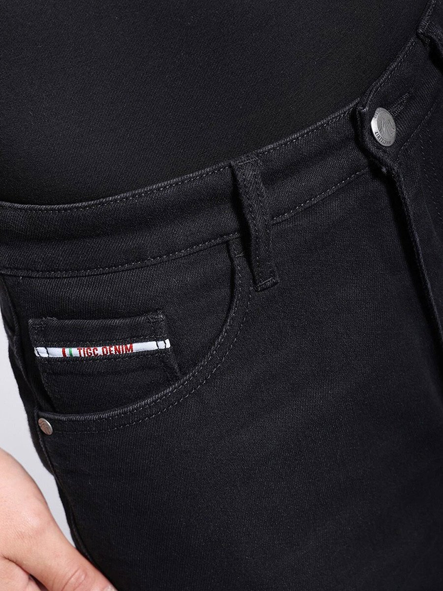 Men Baggy Fit Solid Jeans