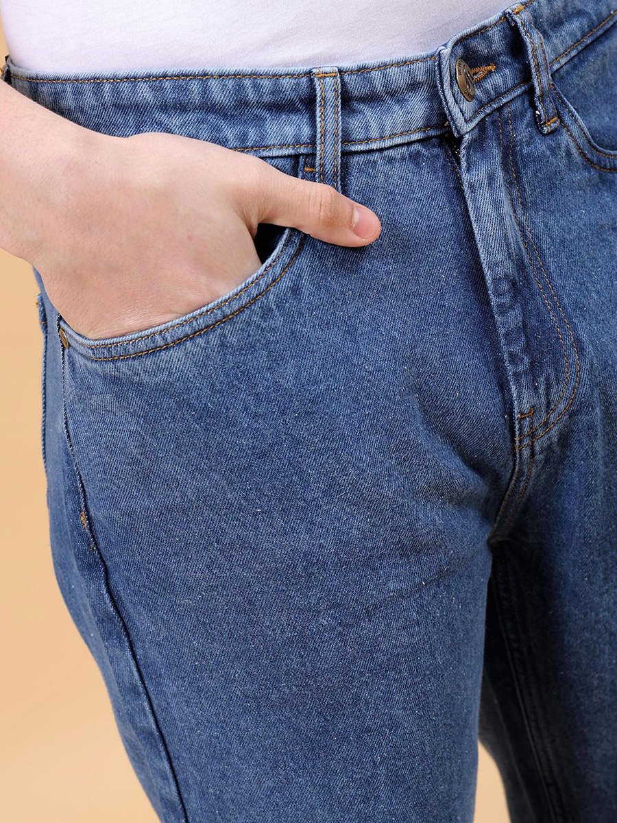 جينز بوت كات بقصة واسعة للرجال