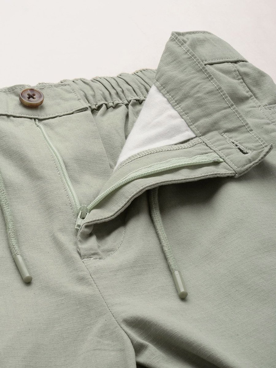 Men Regular Fit Solid Joggers