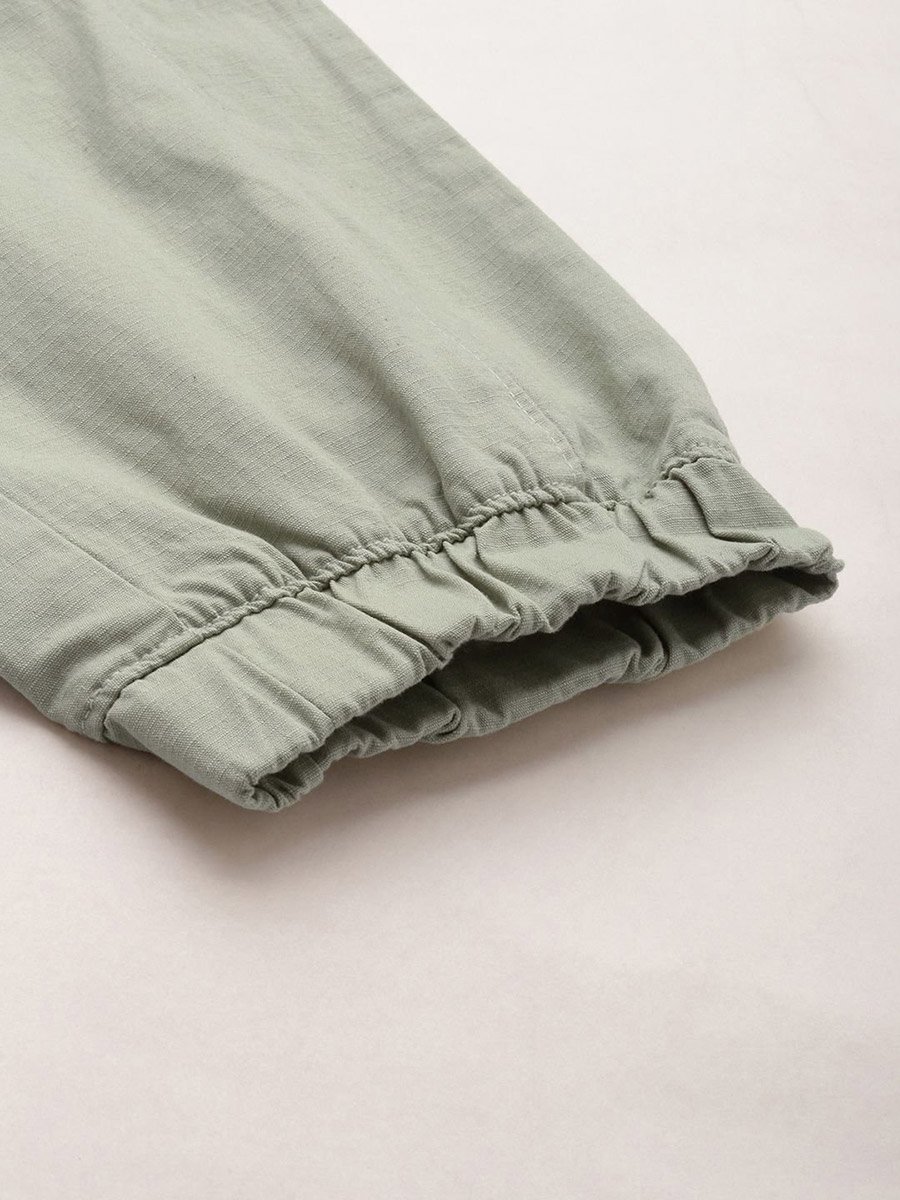 Men Regular Fit Solid Joggers