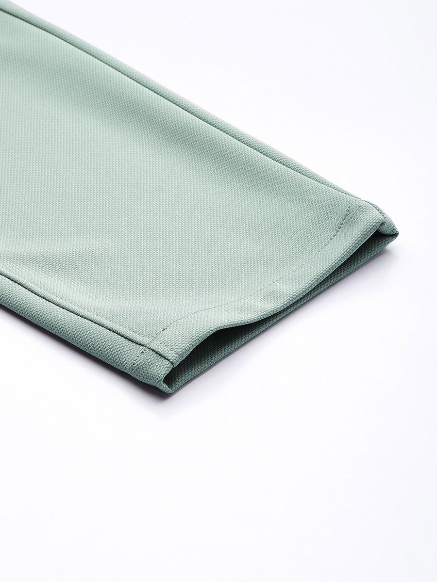 Men Green Slim Fit Solid Joggers