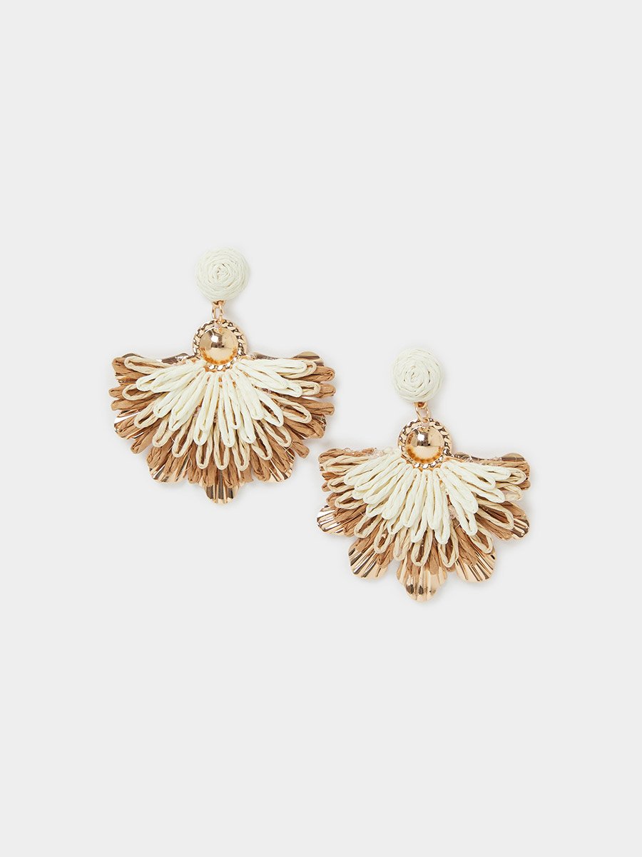Raffia Dangle Earrings
