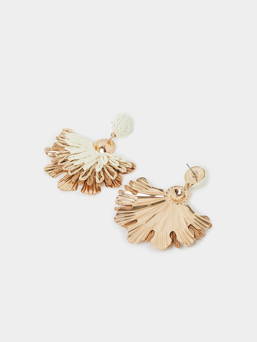 Raffia Dangle Earrings