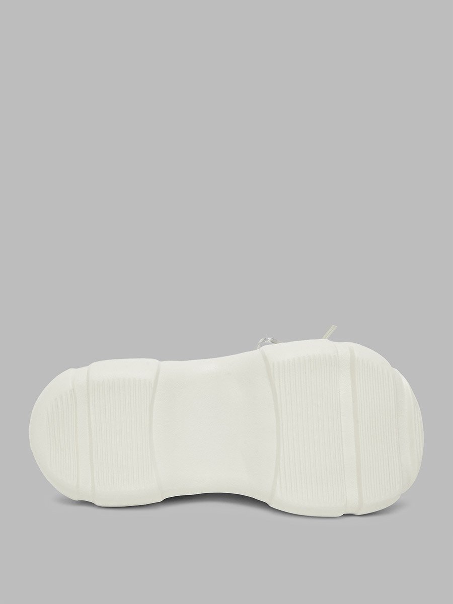 Yellow Beige Comfort Slides