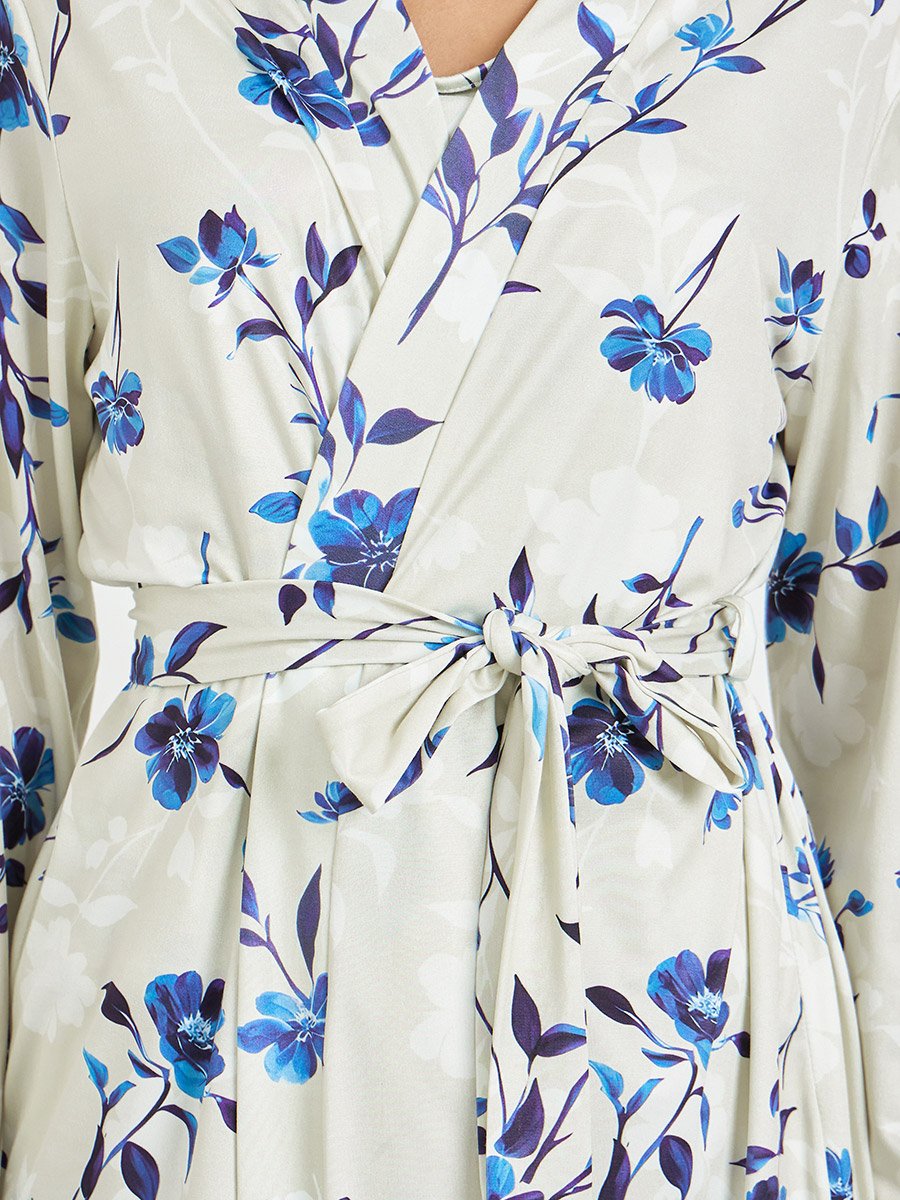 Pack of 3 - Floral Print Cami, Robe and Pyjama Set