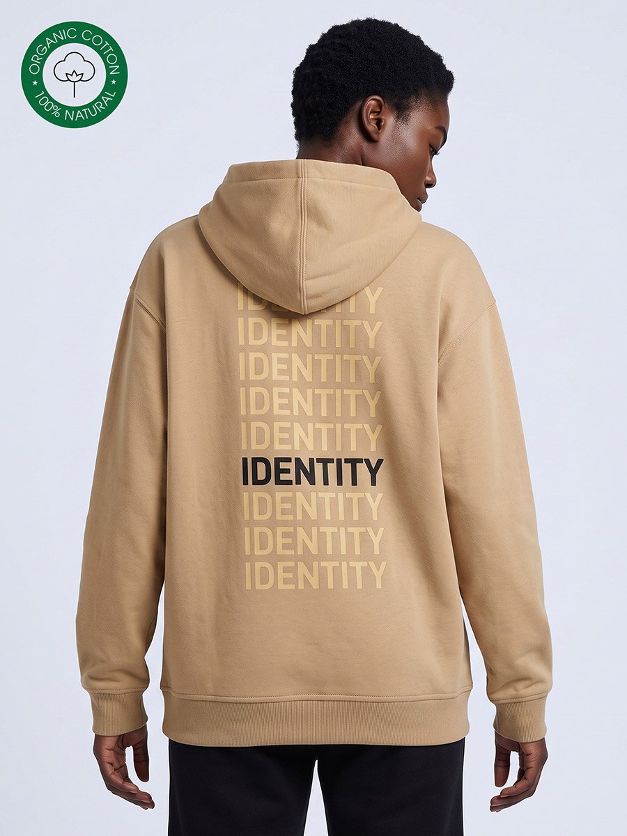 Identity Regular Fit Cotton Hoodie