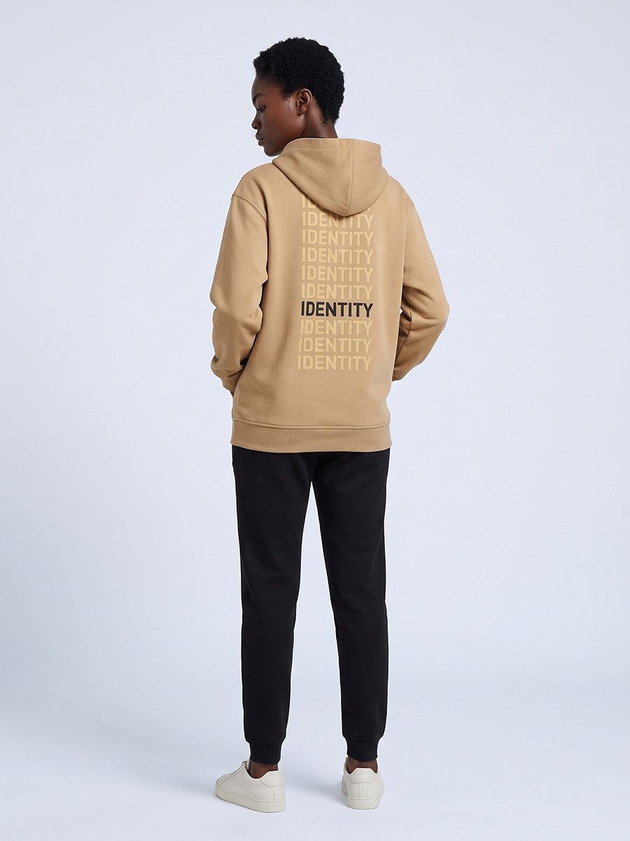 Identity Regular Fit Cotton Hoodie