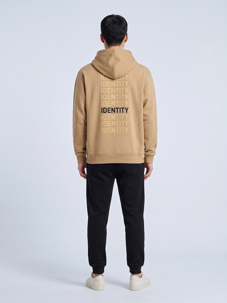 Identity Regular Fit Cotton Hoodie