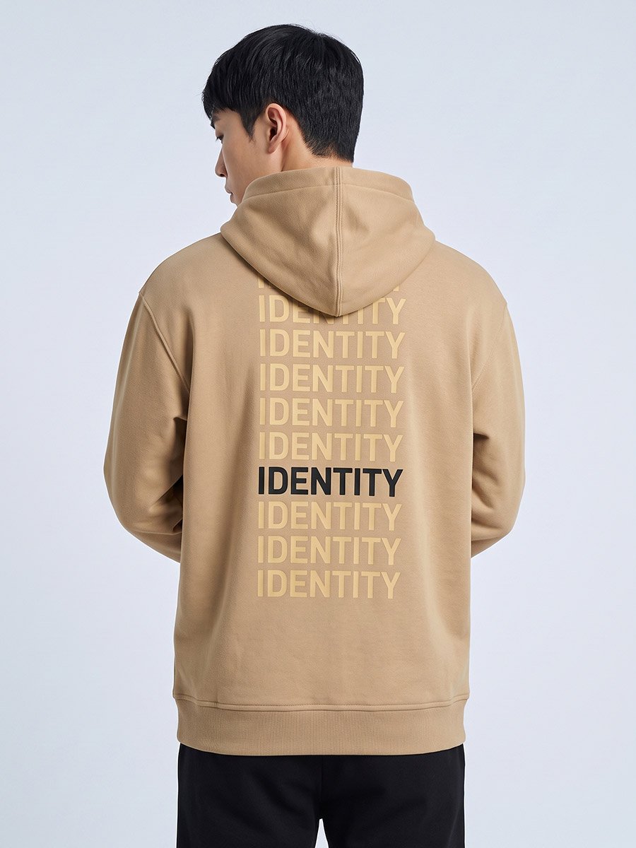 Identity Regular Fit Cotton Hoodie