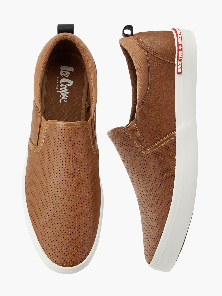 Men Perforated Loafers