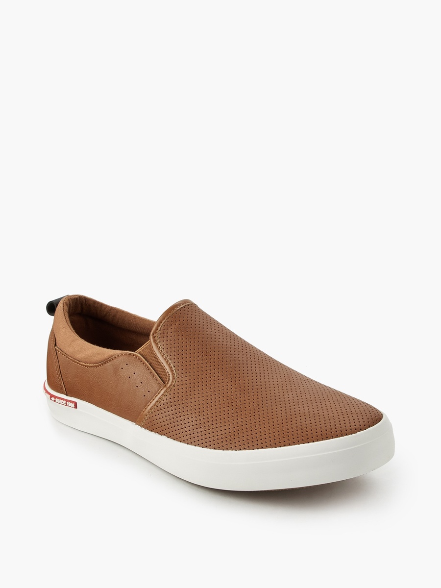 Men Perforated Loafers