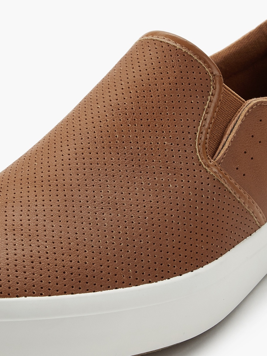 Men Perforated Loafers