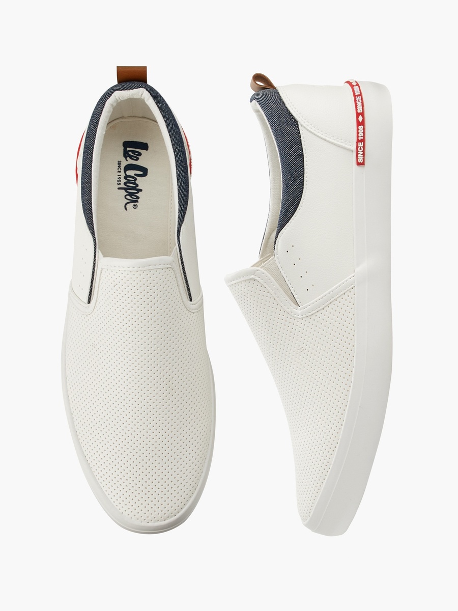 Men Perforated Loafers