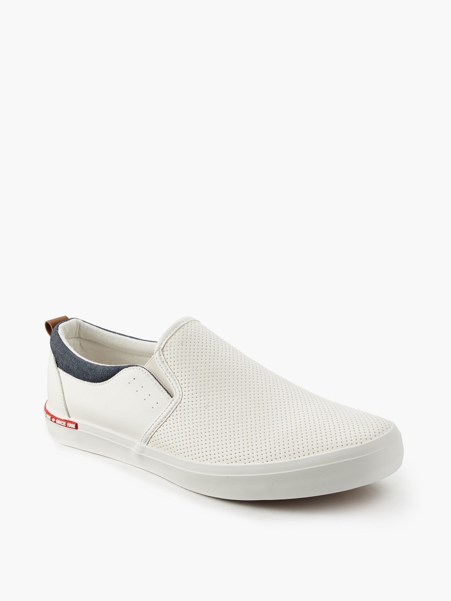 Men Perforated Loafers