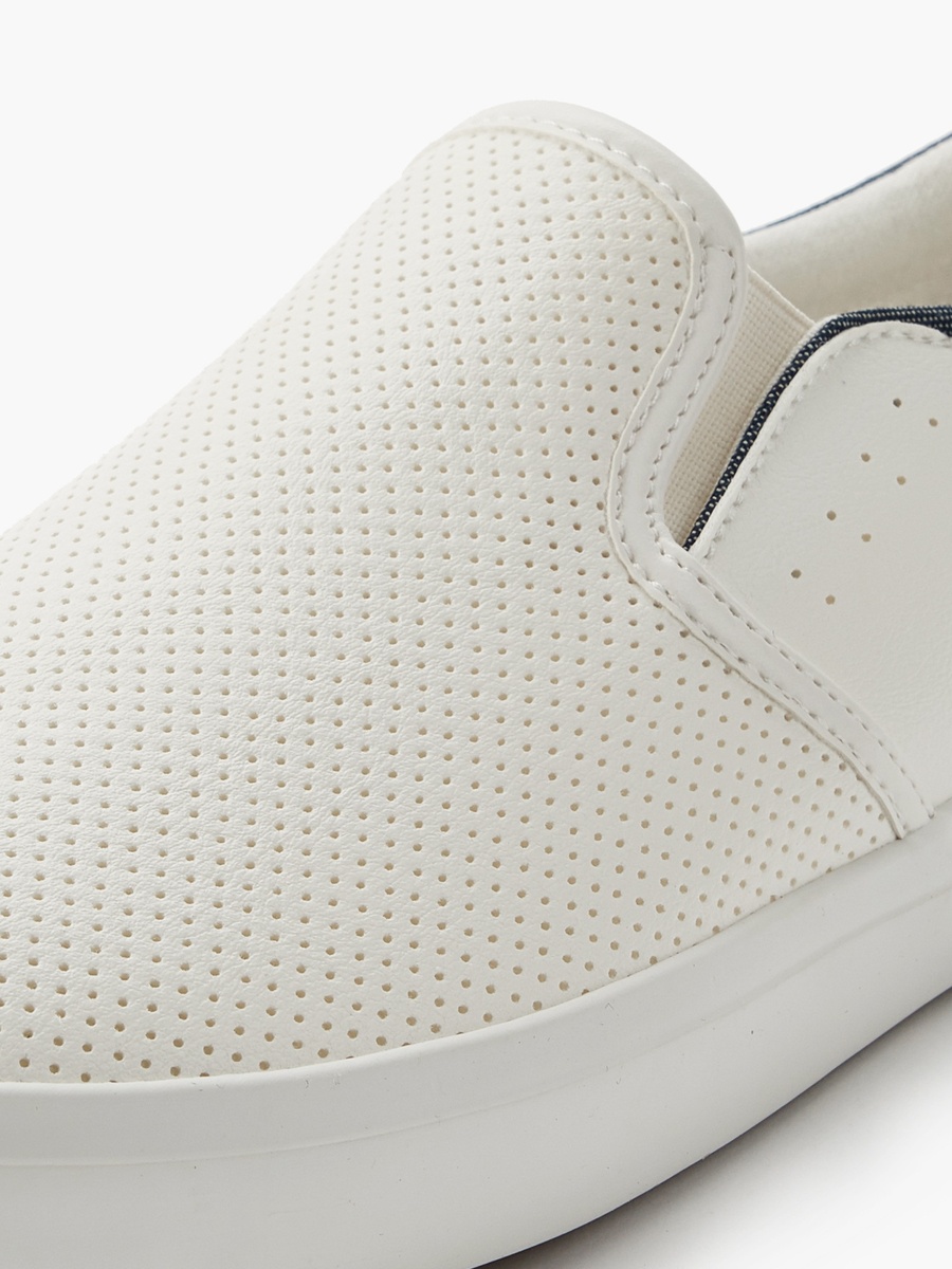 Men Perforated Loafers