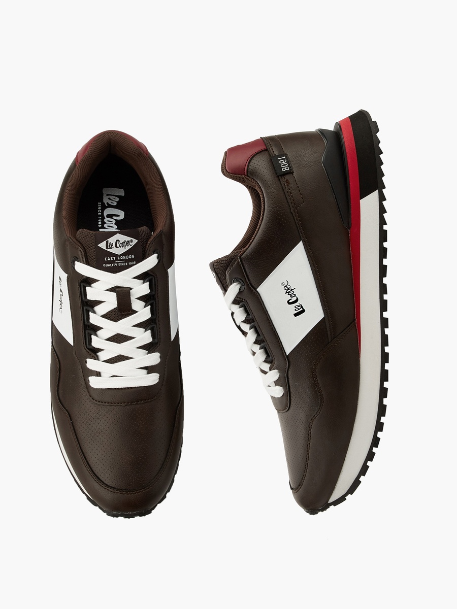 Men Lace-Up Ankle Sneakers