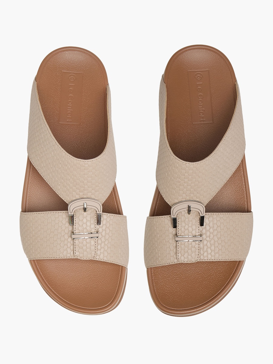 Men Buckle Accent Comfort Sandals