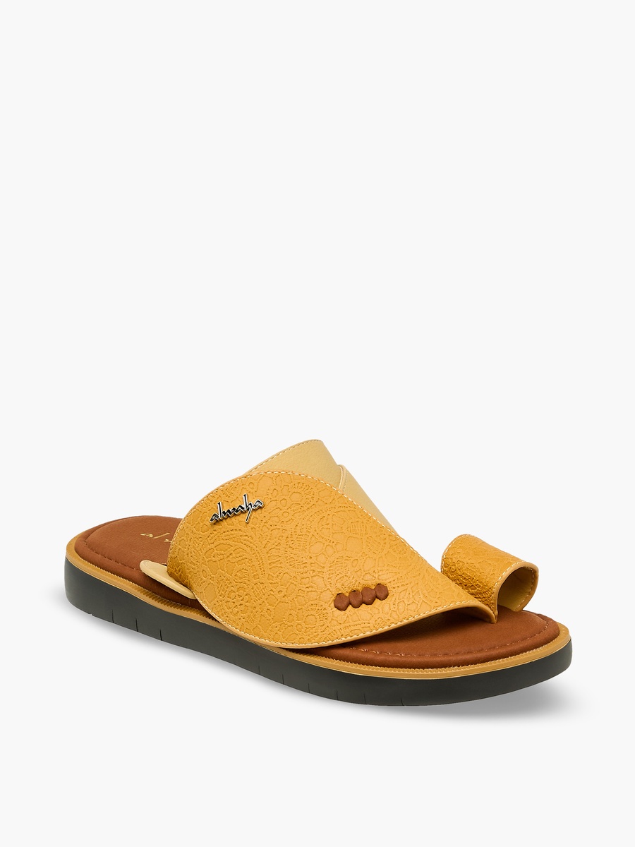 Men Toe Loop Detail Arabic Sandals