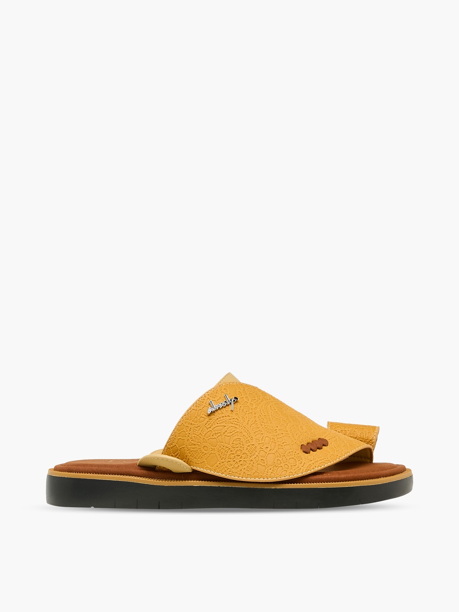 Men Toe Loop Detail Arabic Sandals