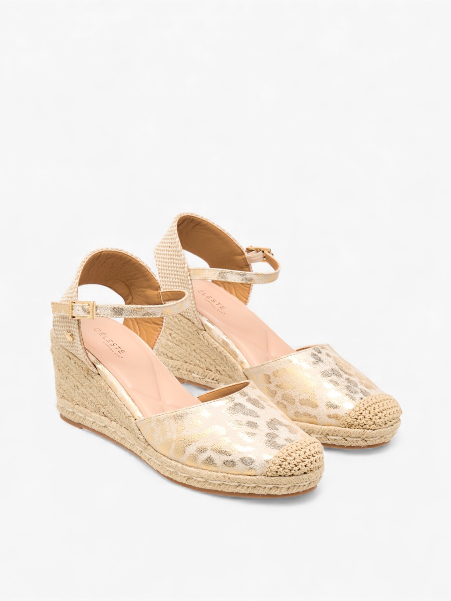 Women Animal Print Wedge Heel Shoes