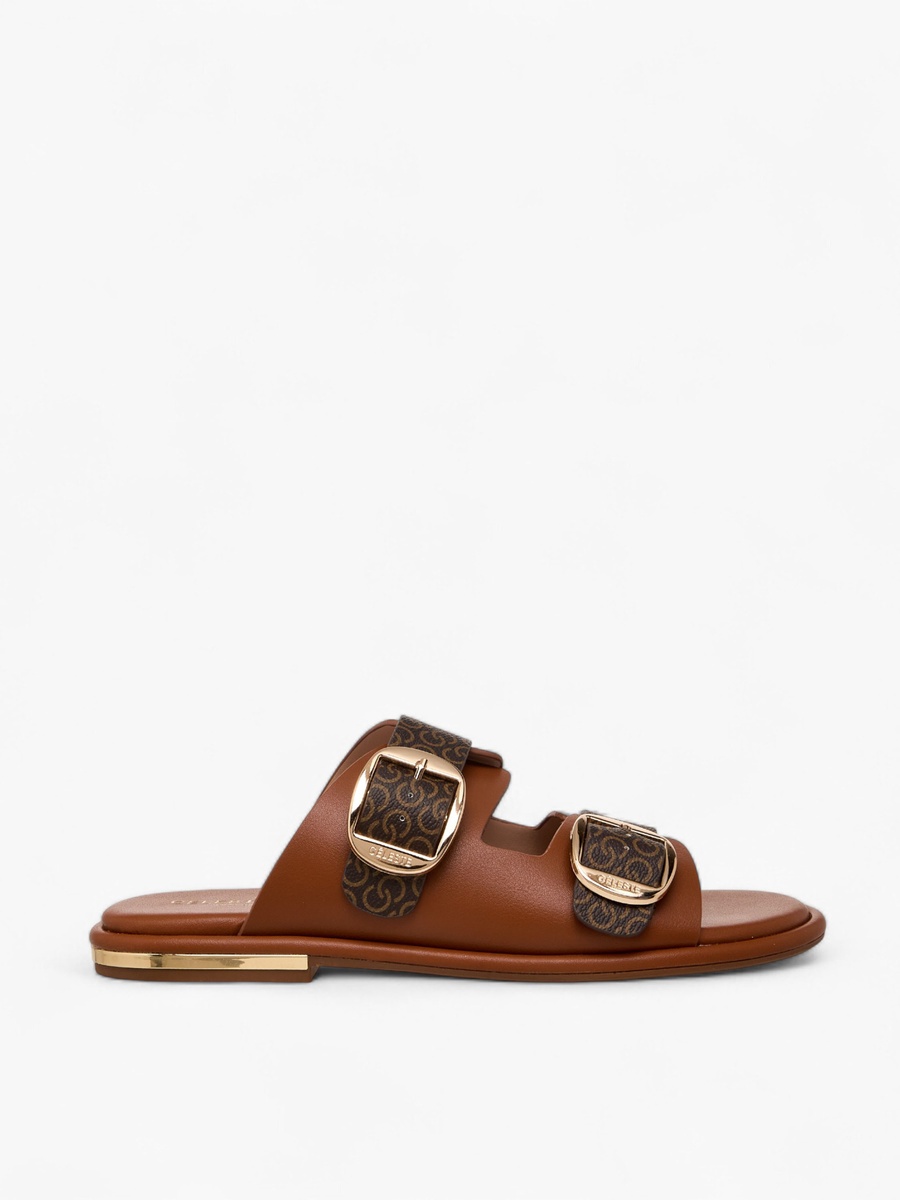 Women Monogram Print Sandals