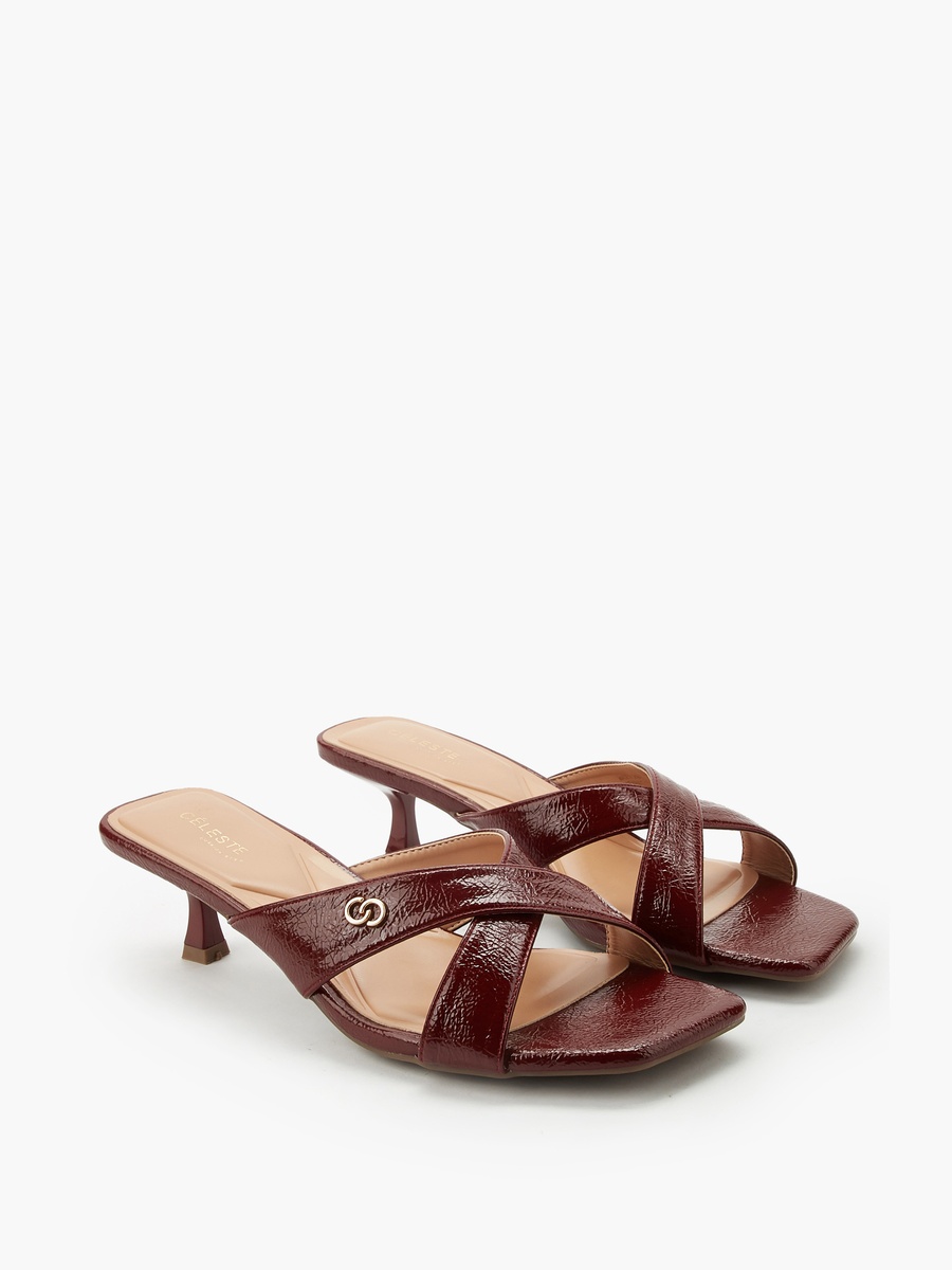 Women Kitten Heel Sandals